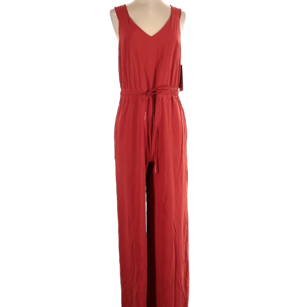 NWOT Athleta Savannah Jumpsuit- rust/red- SIZE 4